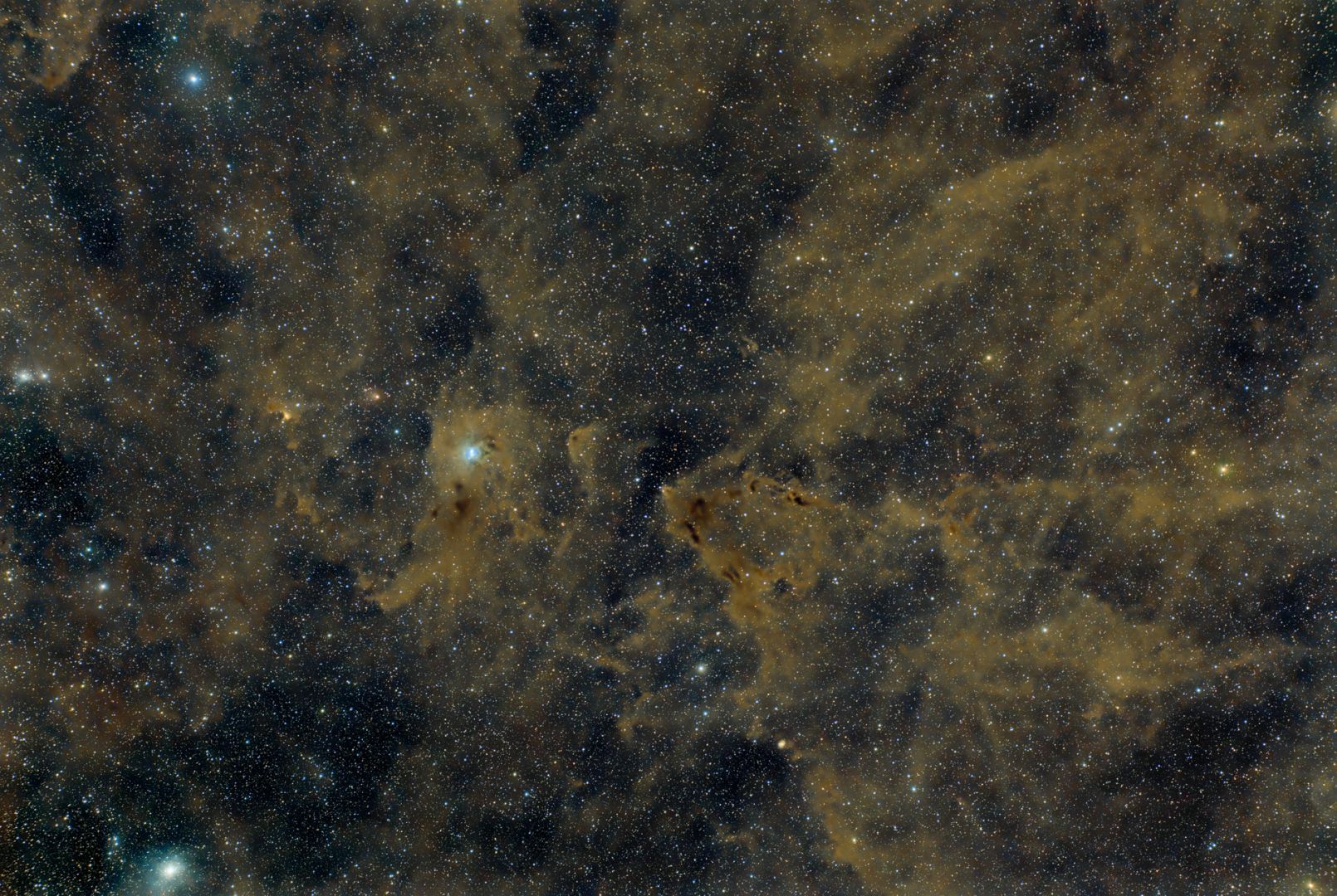 NGC7023 Iris Nebel und Umgebung