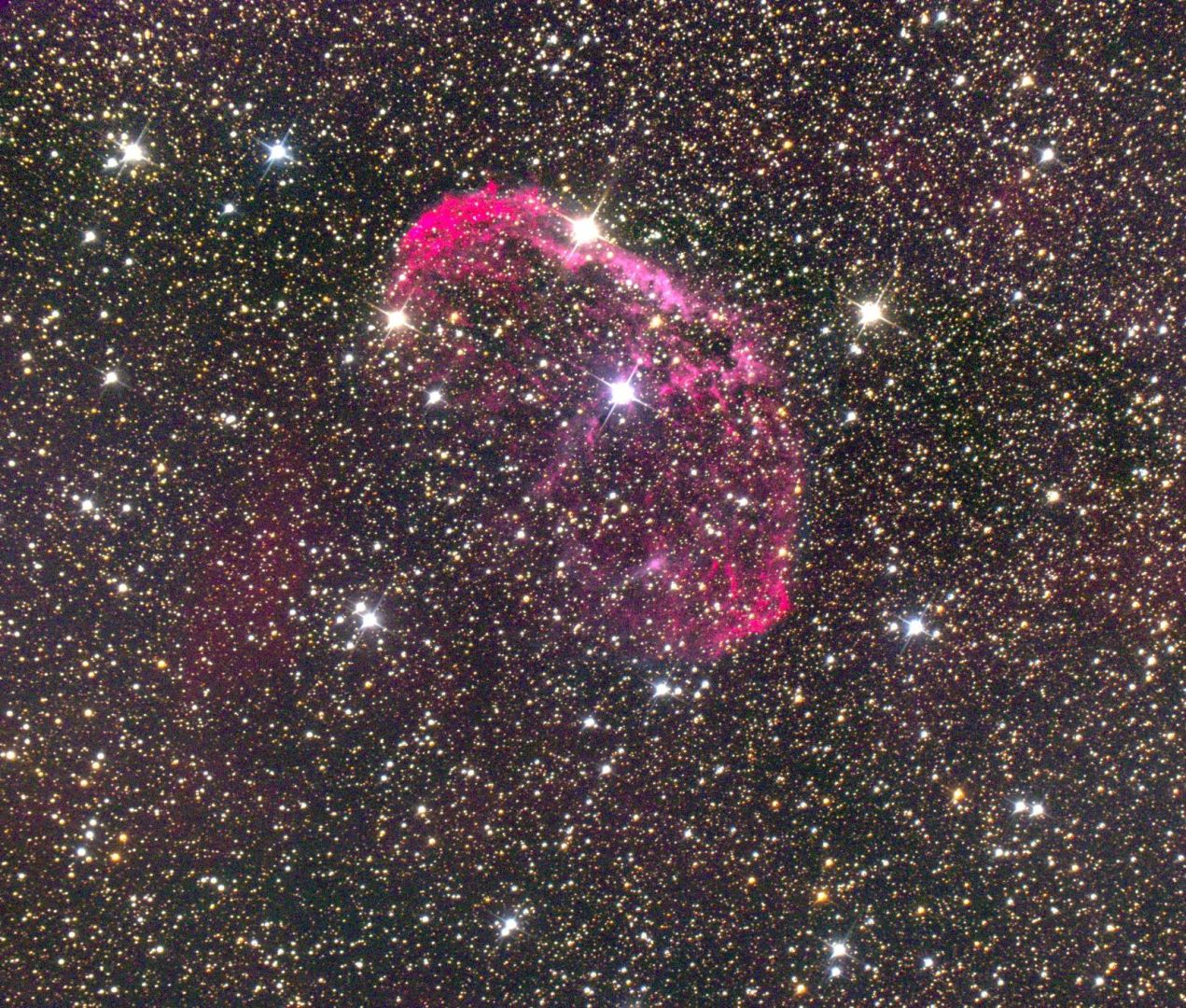NGC 6888, Crescent-Nebel (Thomas Reddmann)